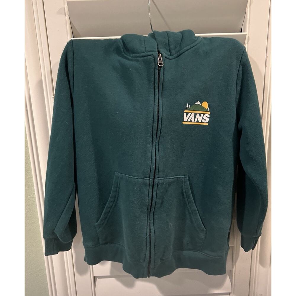 Vans Sherpa-Lined Full Zip Hoodie Youth Medium